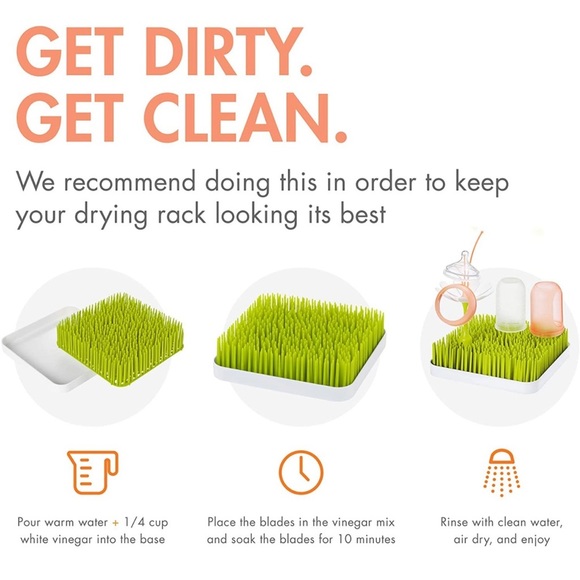 BOON Grass Countertop Drying Rack, Green EUC - Picture 8 of 14